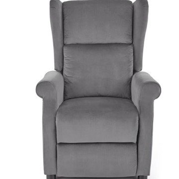 Фото1.Кресло раскладное Halmar Agustin 2 Серый